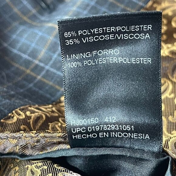 1926 Originals Blazer Mens‎ 42R Charcoal Gray Micro-Checked 2 Button Sport Coat - Picture 6 of 12